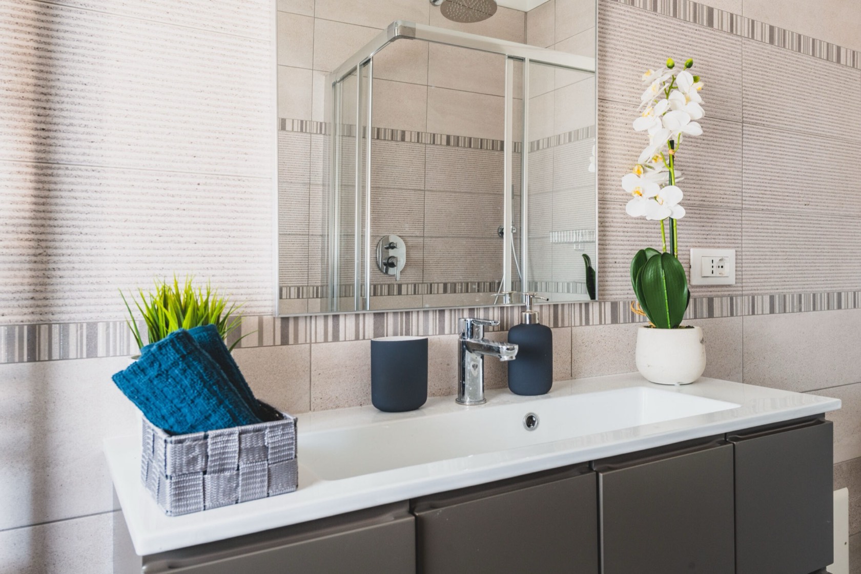 Bagno di un immobile preparato da LaPlanning per la promozione